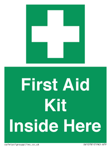 SV10781: First Aid Kit Inside Here