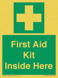 SV10781: First Aid Kit Inside Here