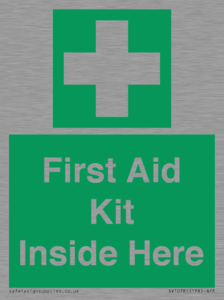 SV10781: First Aid Kit Inside Here