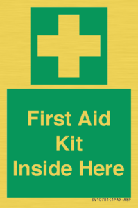 SV10781: First Aid Kit Inside Here