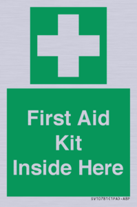 SV10781: First Aid Kit Inside Here