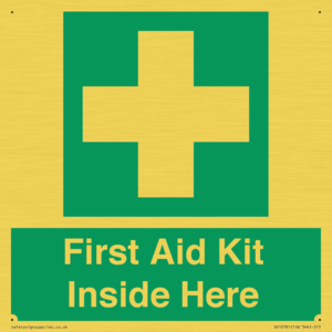 SV10781: First Aid Kit Inside Here
