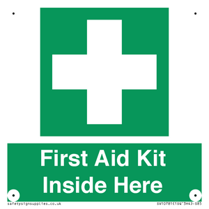 SV10781: First Aid Kit Inside Here