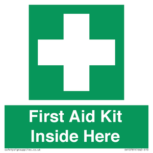 SV10781: First Aid Kit Inside Here
