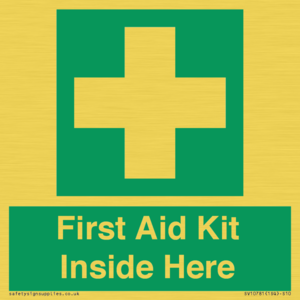 SV10781: First Aid Kit Inside Here