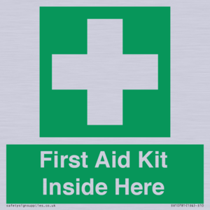 SV10781: First Aid Kit Inside Here