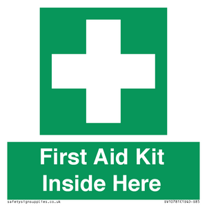 SV10781: First Aid Kit Inside Here