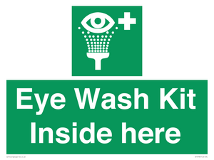 SV10785: Eye Wash Kit  Inside here