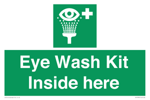 SV10785: Eye Wash Kit  Inside here