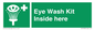 SV10785: Eye Wash Kit  Inside here