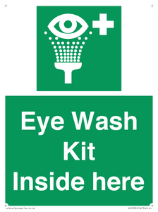 SV10785: Eye Wash Kit  Inside here