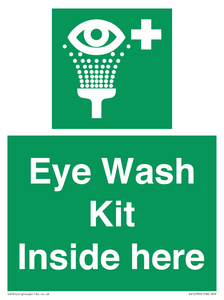 SV10785: Eye Wash Kit  Inside here