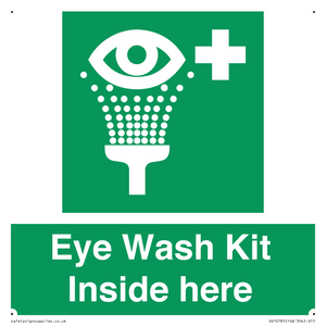 SV10785: Eye Wash Kit  Inside here