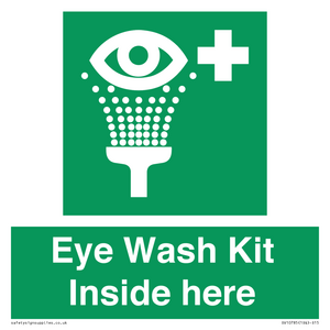 SV10785: Eye Wash Kit  Inside here