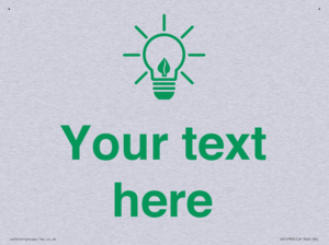 SV10789: Custom Green save energy