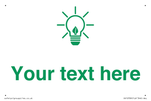 SV10789: Custom Green save energy