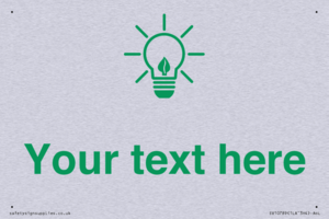 SV10789: Custom Green save energy