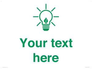 SV10789: Custom Green save energy