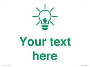 SV10789: Custom Green save energy