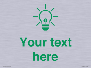 SV10789: Custom Green save energy