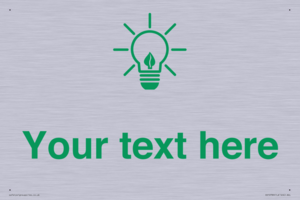 SV10789: Custom Green save energy