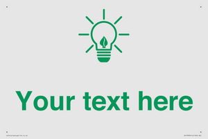 SV10789: Custom Green save energy