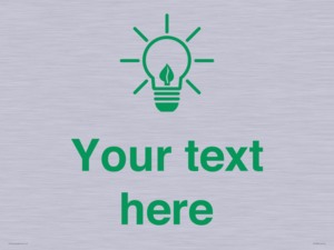 SV10789: Custom Green save energy