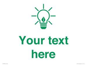 SV10789: Custom Green save energy