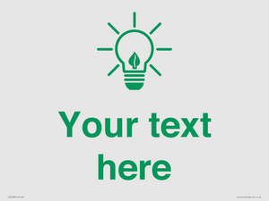 SV10789: Custom Green save energy