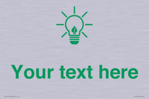 SV10789: Custom Green save energy