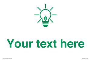 SV10789: Custom Green save energy