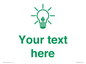 SV10789: Custom Green save energy
