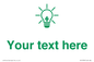 SV10789: Custom Green save energy