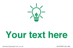 SV10789: Custom Green save energy