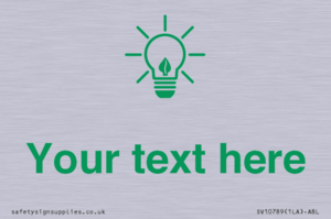 SV10789: Custom Green save energy