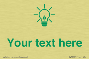 SV10789: Custom Green save energy