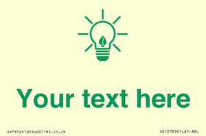 SV10789: Custom Green save energy