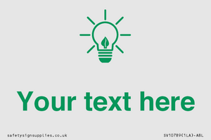 SV10789: Custom Green save energy