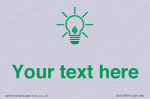 SV10789: Custom Green save energy