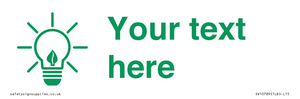 SV10789: Custom Green save energy