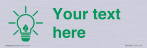SV10789: Custom Green save energy