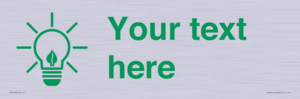 SV10789: Custom Green save energy