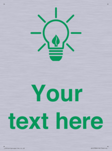 SV10789: Custom Green save energy