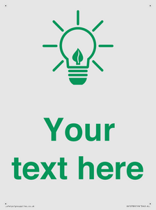 SV10789: Custom Green save energy