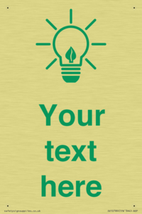 SV10789: Custom Green save energy