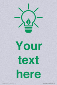 SV10789: Custom Green save energy