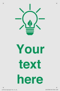 SV10789: Custom Green save energy