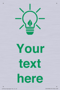 SV10789: Custom Green save energy