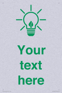 SV10789: Custom Green save energy