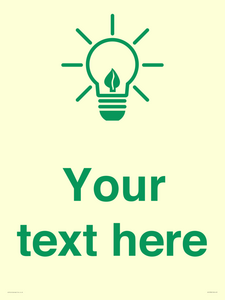 SV10789: Custom Green save energy